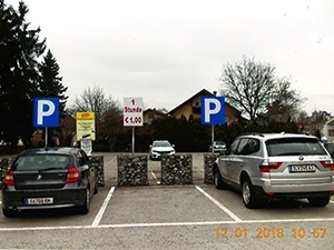 Parkplatz im Zentrum