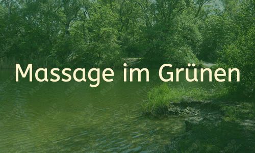 Massage im Grünen
