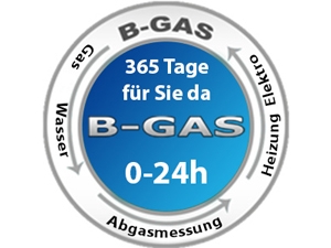 B-GAS Vaillant - Junkers Kundendienst, Gas-Wasser-Heizung 0 - 24 Uhr