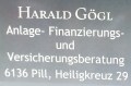 Harald Gögl Anlage-